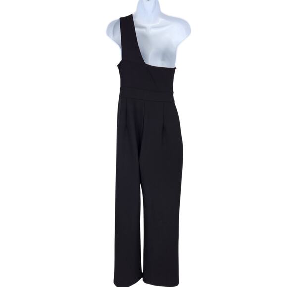 Abercrombie & Fitch Black Crisscross Halter Jumpsuit – Size M - Party Chic - Picture 2 of 7